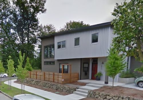 madison park new home arboretum residence metal siding | CTA Design Builds | Seattle Architects