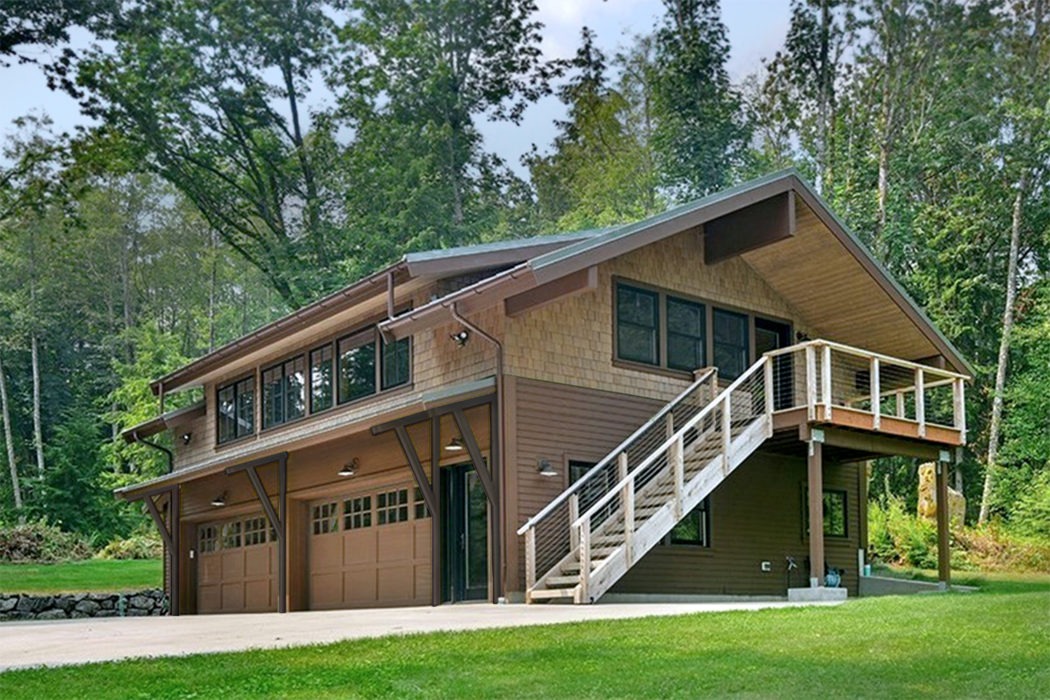 Kitsap-Lodge-in-the-Woods-completed exterior