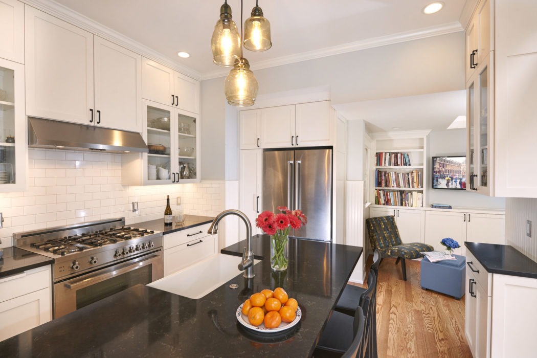 traditional queen anne residence kitchen