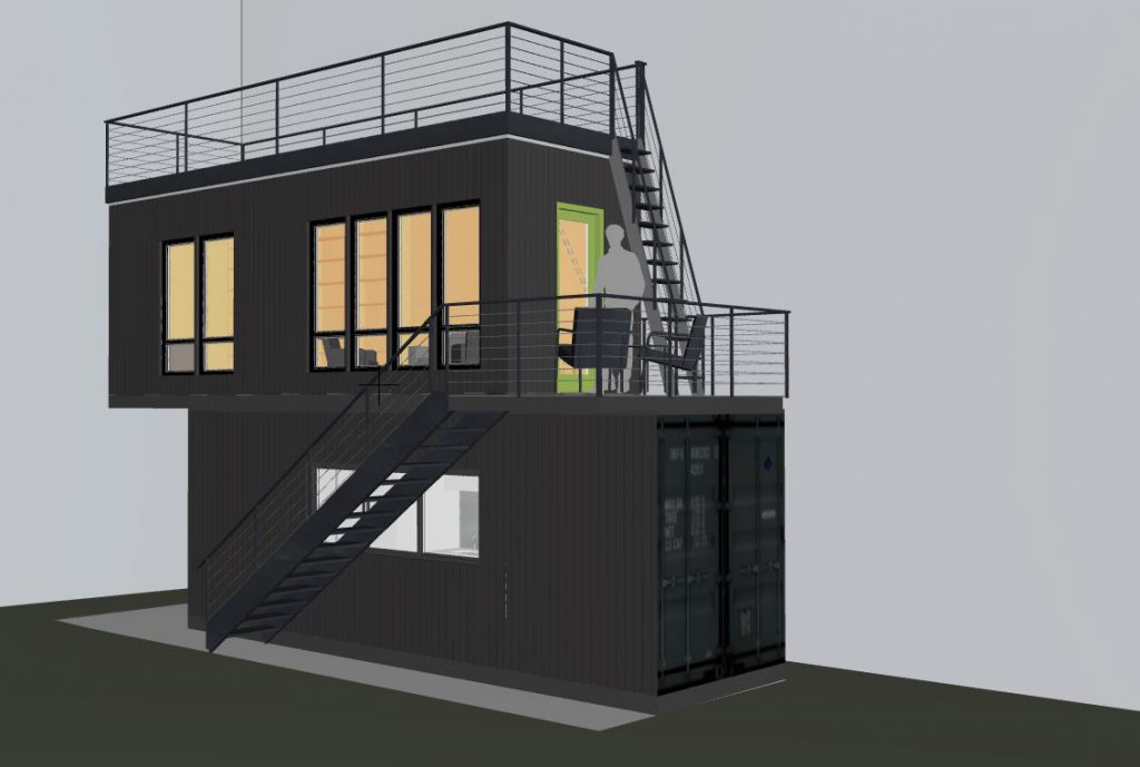 South Seattle Shipping Container Office – CTA Design Builders