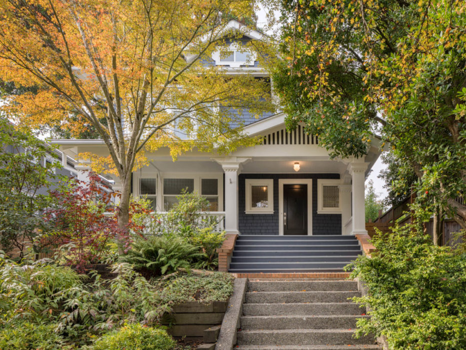 Capitol Hill Seattle Classic Home exterior