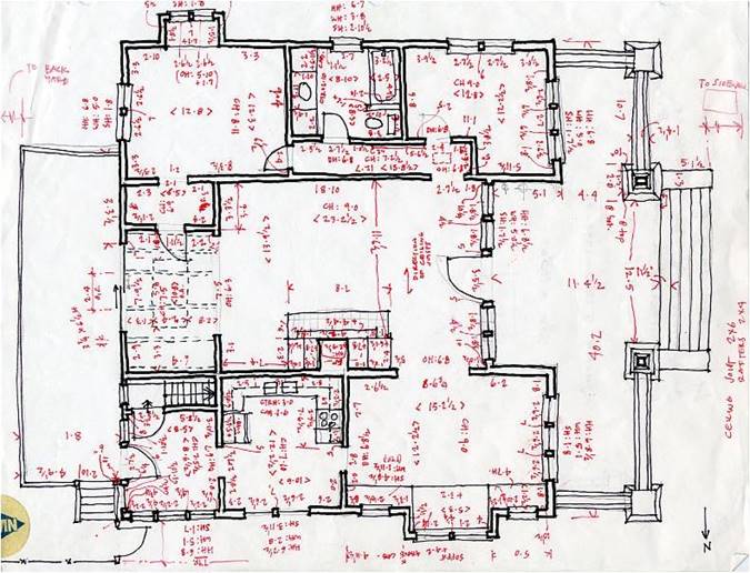 as built architectural drawings for home remodel