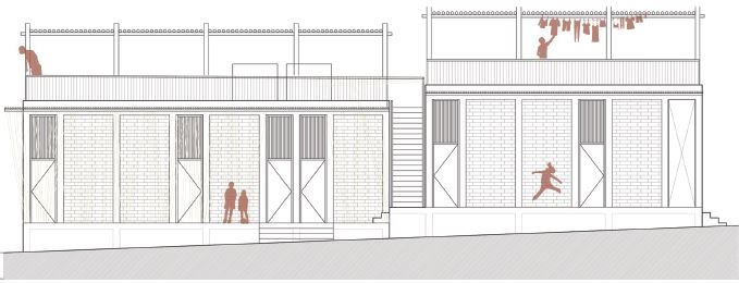 CTA AWB Haiti orphanage design drawing building elevation