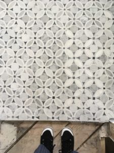 marble tile floor