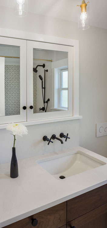 Contemporary Urban Cottage - Bathroom - CTA Builds
