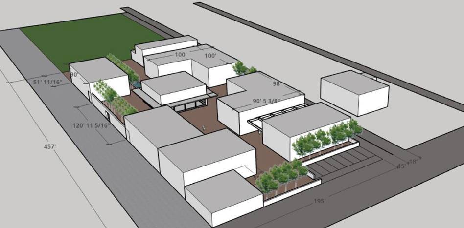 Sinjar Academy, Sinjar, Iraq - site plan